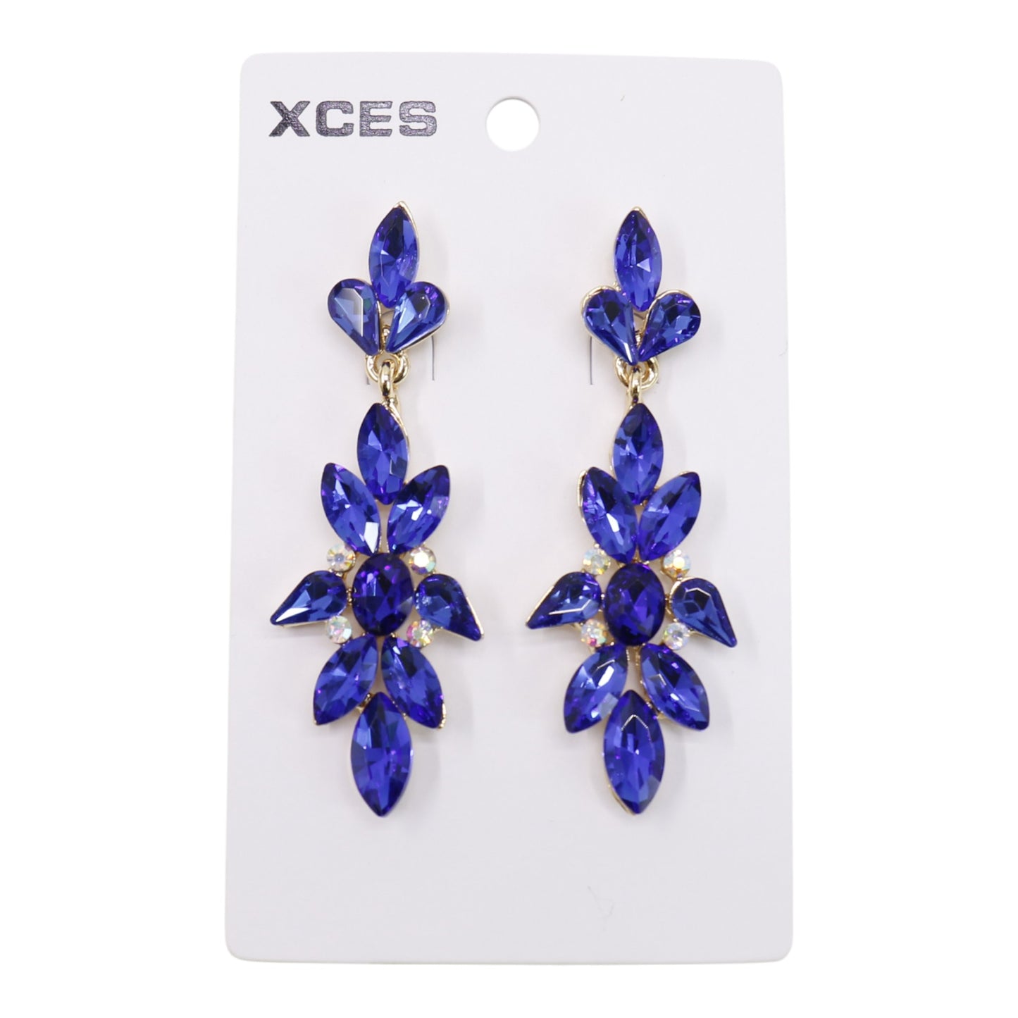 Oval Crystal Drop Bridal Earring JE7304 (3PAIR) (Copy)