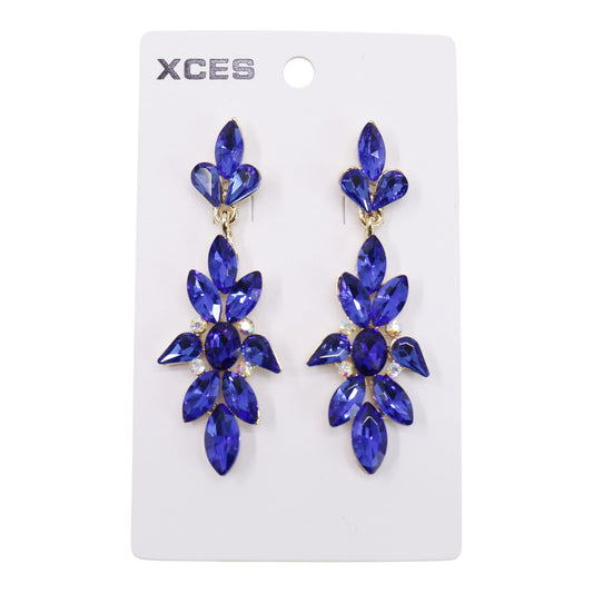 Oval Crystal Drop Bridal Earring JE7304 (3PAIR) (Copy)