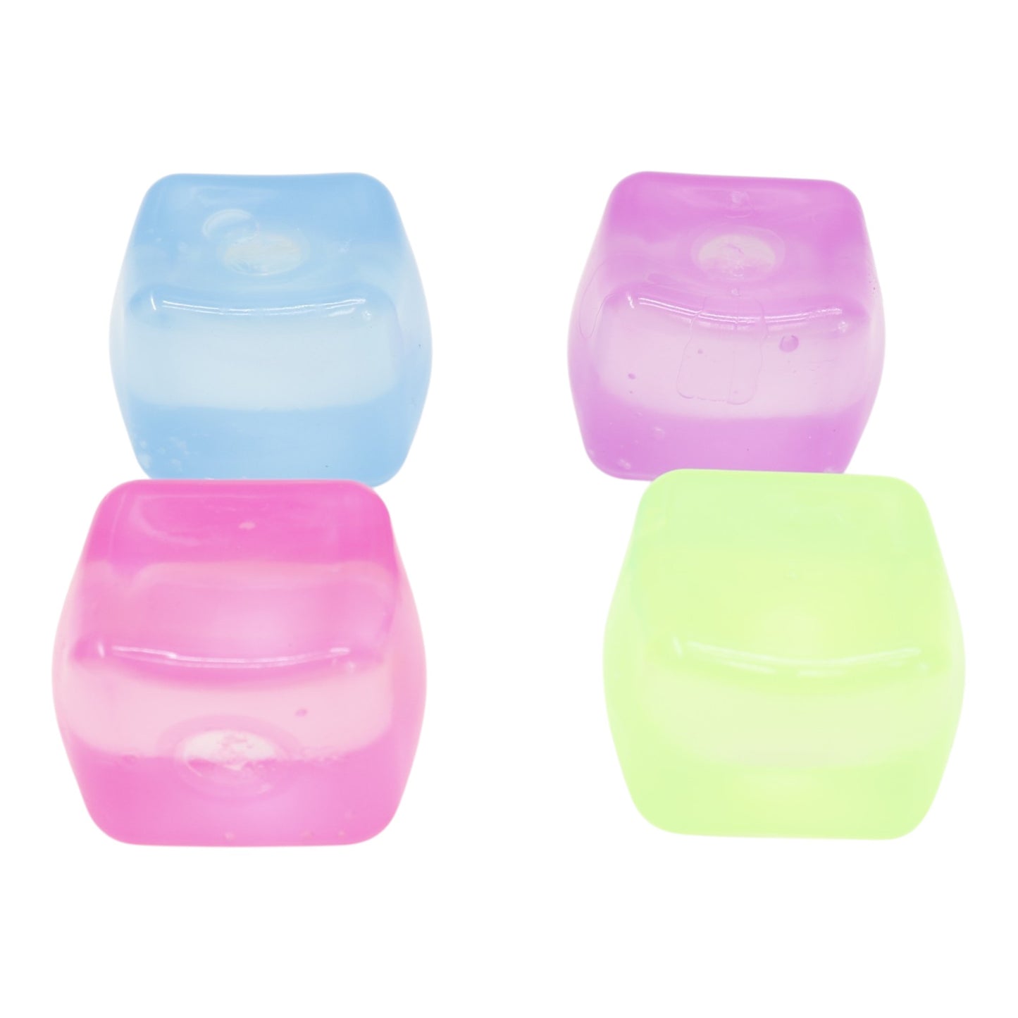 Clear Colors Cube Maltose Putty Filled Squishy TR6422-22 (12PC)
