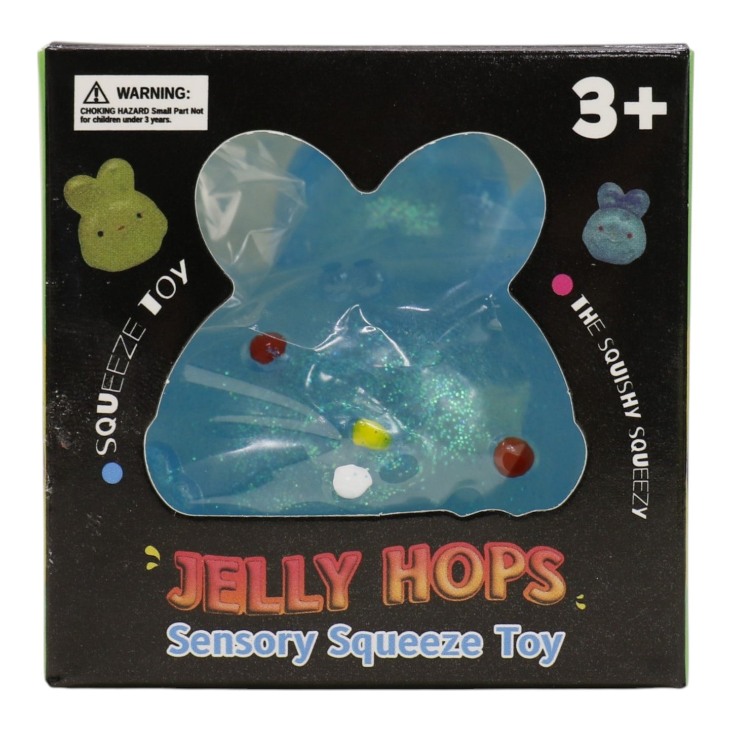 Bunny Clear Colors Squishy Toy SQ6509-4 (12PC)