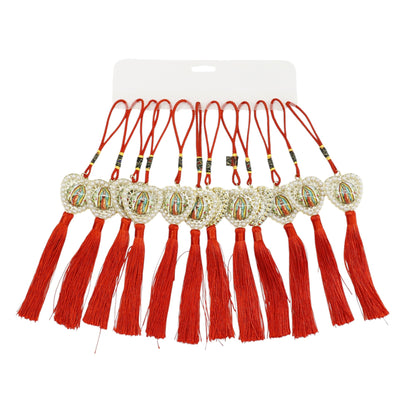 Guadalupe Car Rear Mirror Hang Accessory CH216RD (12PC)