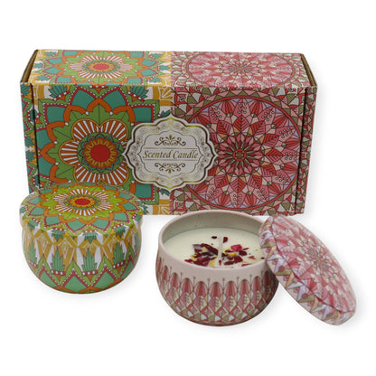 Bohemia 2pcs Fragrance Scented Candle SS51113-14 (3Pack)