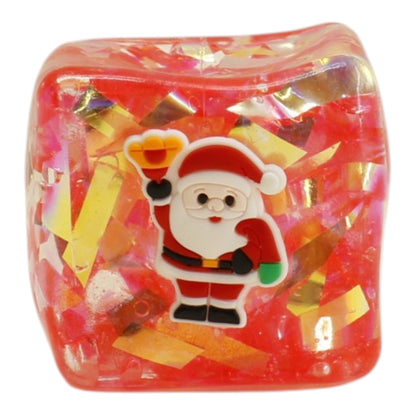 Hologram Christmas Cube Squishy Toy JT6820-18 (12PC)