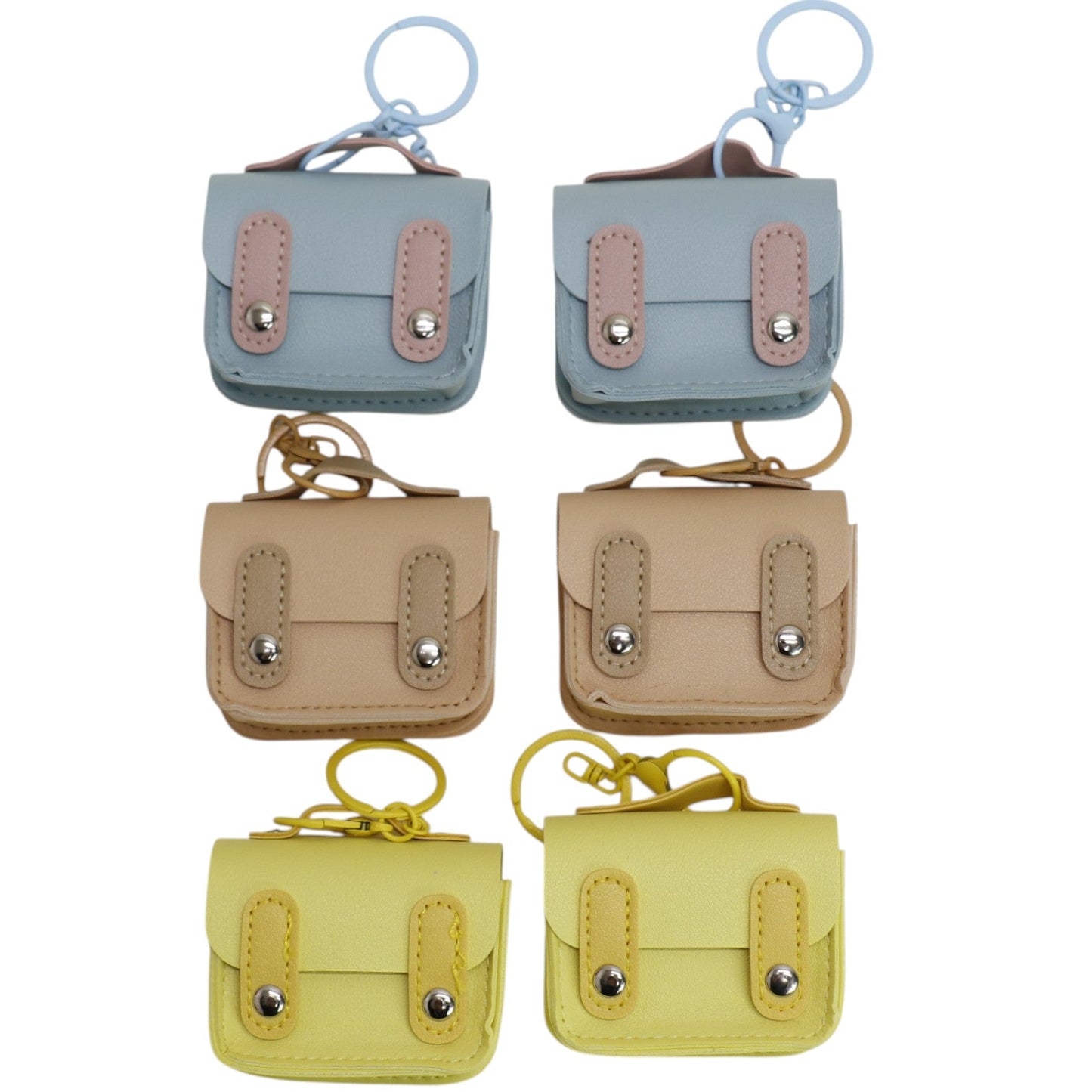 Pastel Color Air pods Case Bag Key Chain SS6305-3 (12PC)