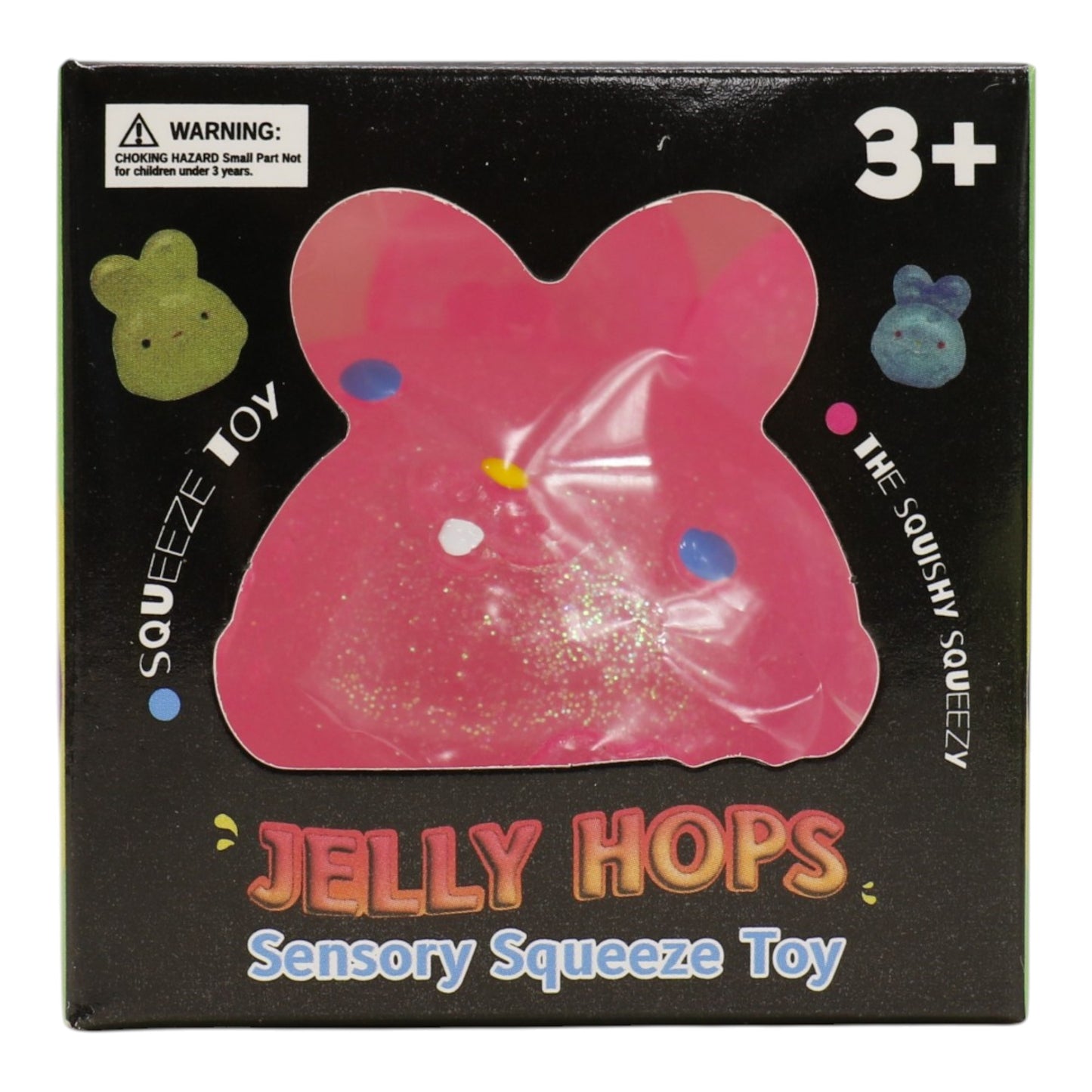 Bunny Clear Colors Squishy Toy SQ6509-4 (12PC)