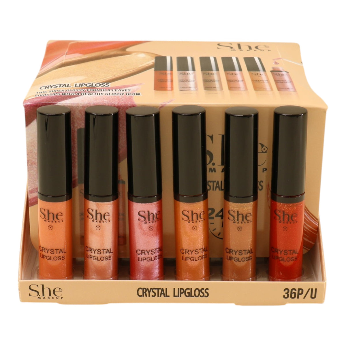 S. he Crystal Lip Gloss LG11 (36PC)