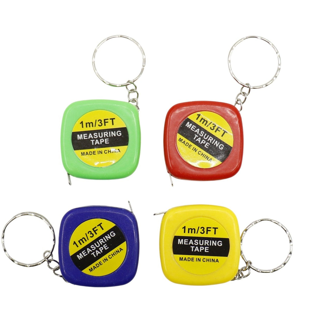 Mini Measuring Tape Key Chain KC5909-3 (12PC)
