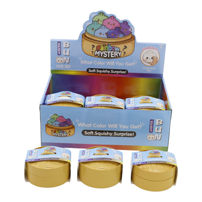 Glitter Jiggly Bun Squishy Dumpling JT6428-3 (12PC)