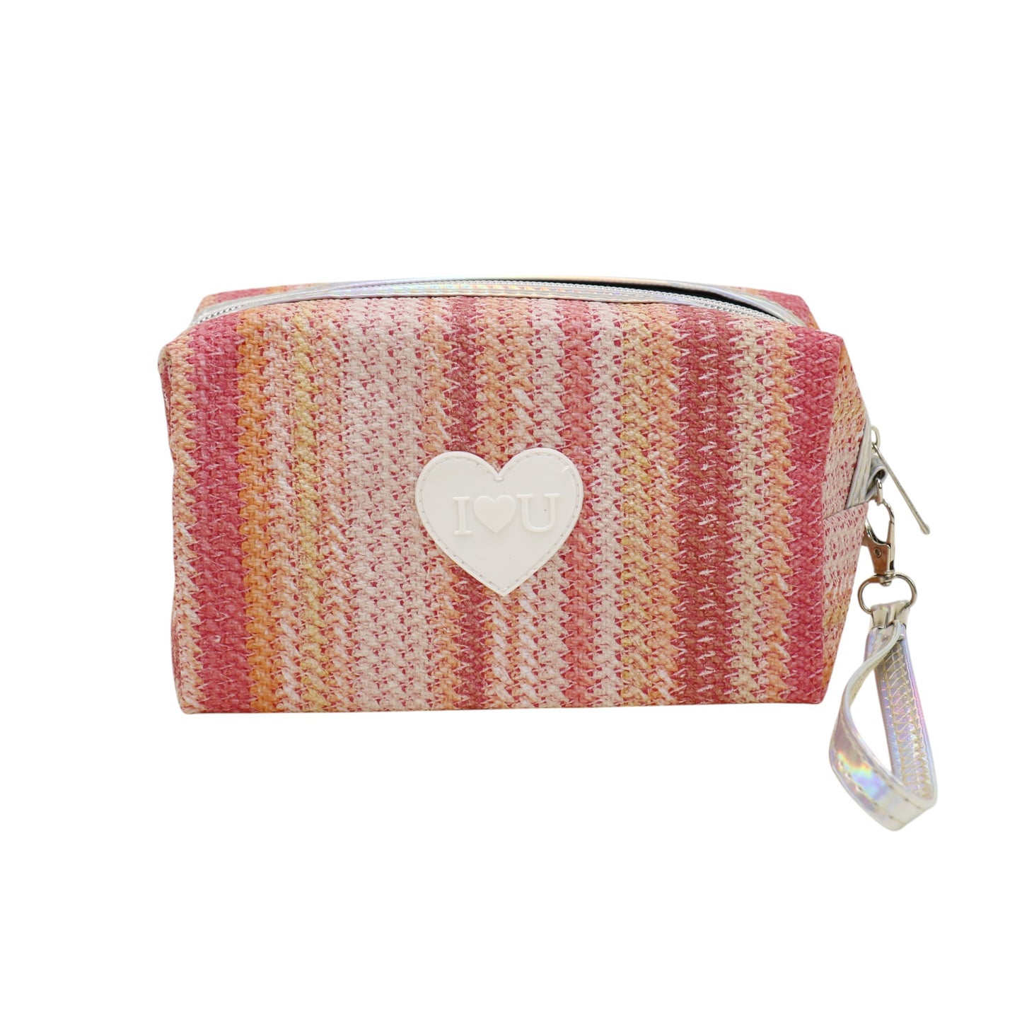 Heart IOU Printing Makeup Pouch JB51217-37. (12PC)