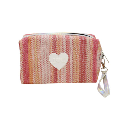 Heart IOU Printing Makeup Pouch JB51217-37. (12PC)