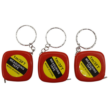 Mini Measuring Tape Key Chain KC5909-3 (12PC)