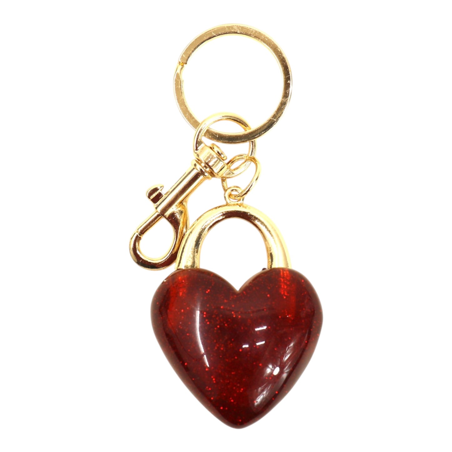 Double Sided Heart Keychain KC511-61 (12PC)
