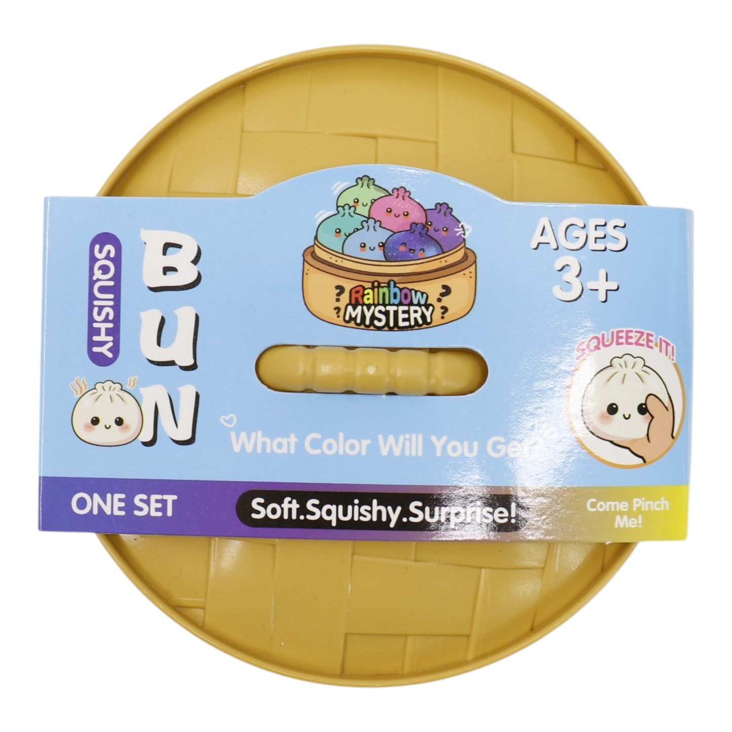 Glitter Jiggly Bun Squishy Dumpling JT6428-3 (12PC)