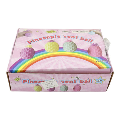 Pastel Pineapple squishy toy JTJT6515-3 (12PC)