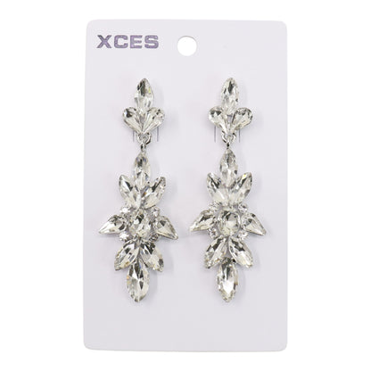 Oval Crystal Drop Bridal Earring JE7304 (3PAIR) (Copy)