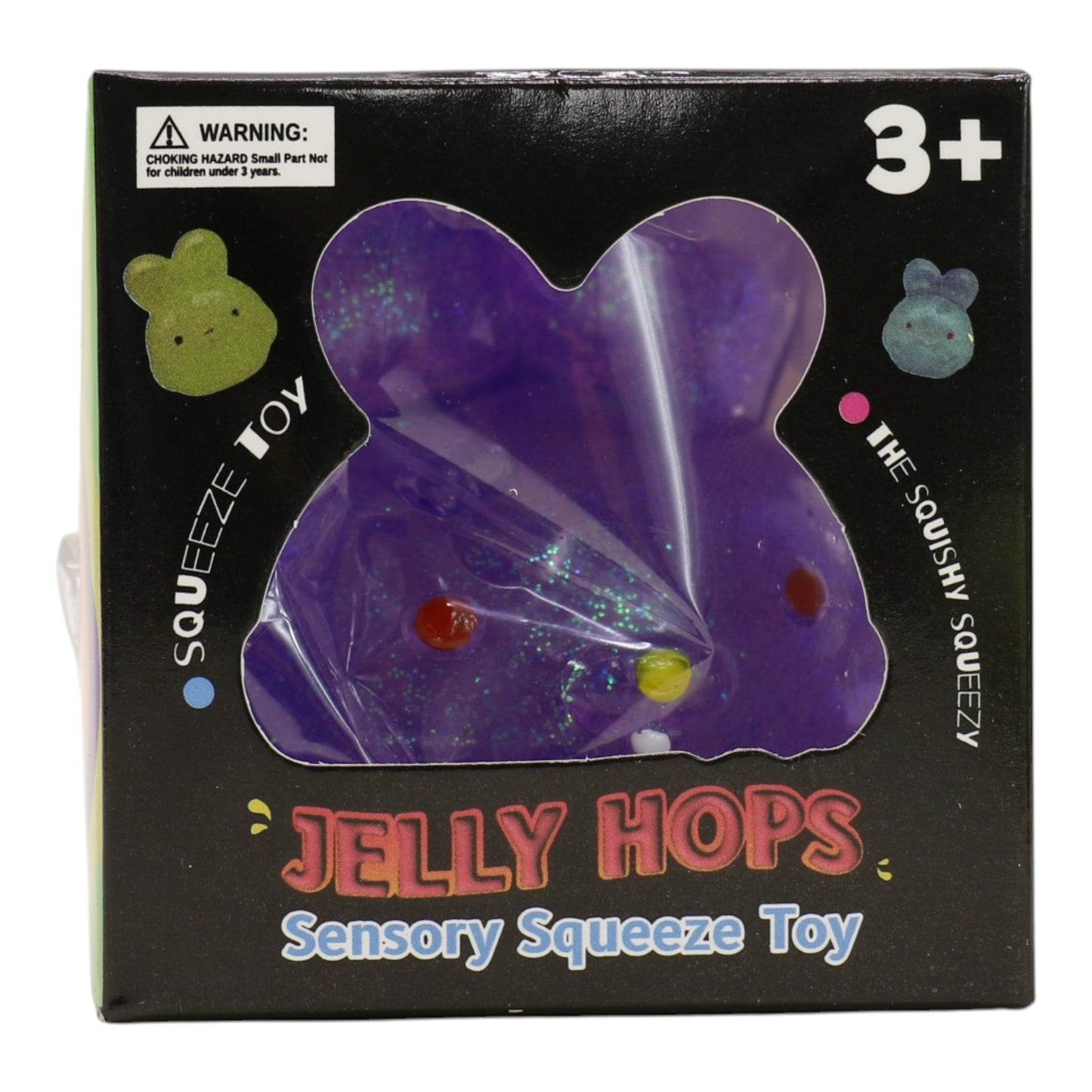Bunny Clear Colors Squishy Toy SQ6509-4 (12PC)
