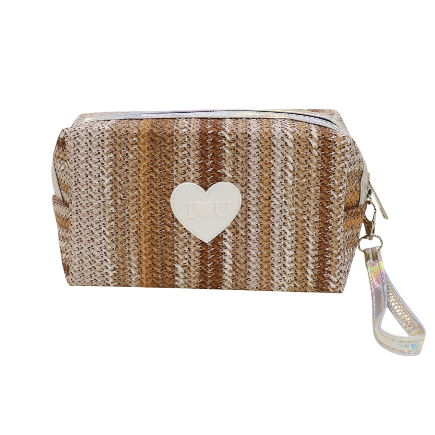 Heart IOU Printing Makeup Pouch JB51217-37. (12PC)
