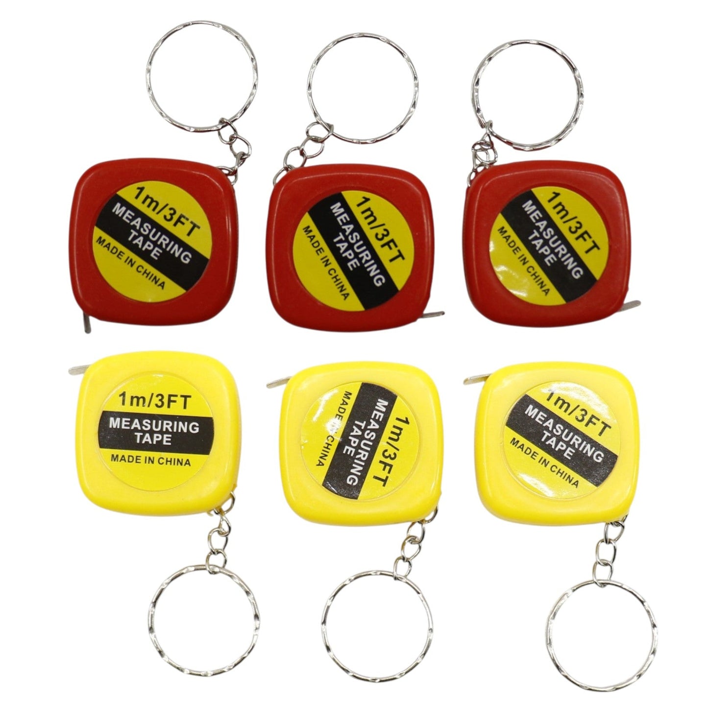 Mini Measuring Tape Key Chain KC5909-3 (12PC)