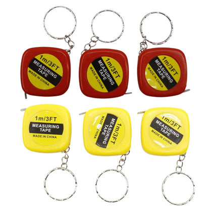 Mini Measuring Tape Key Chain KC5909-3 (12PC)