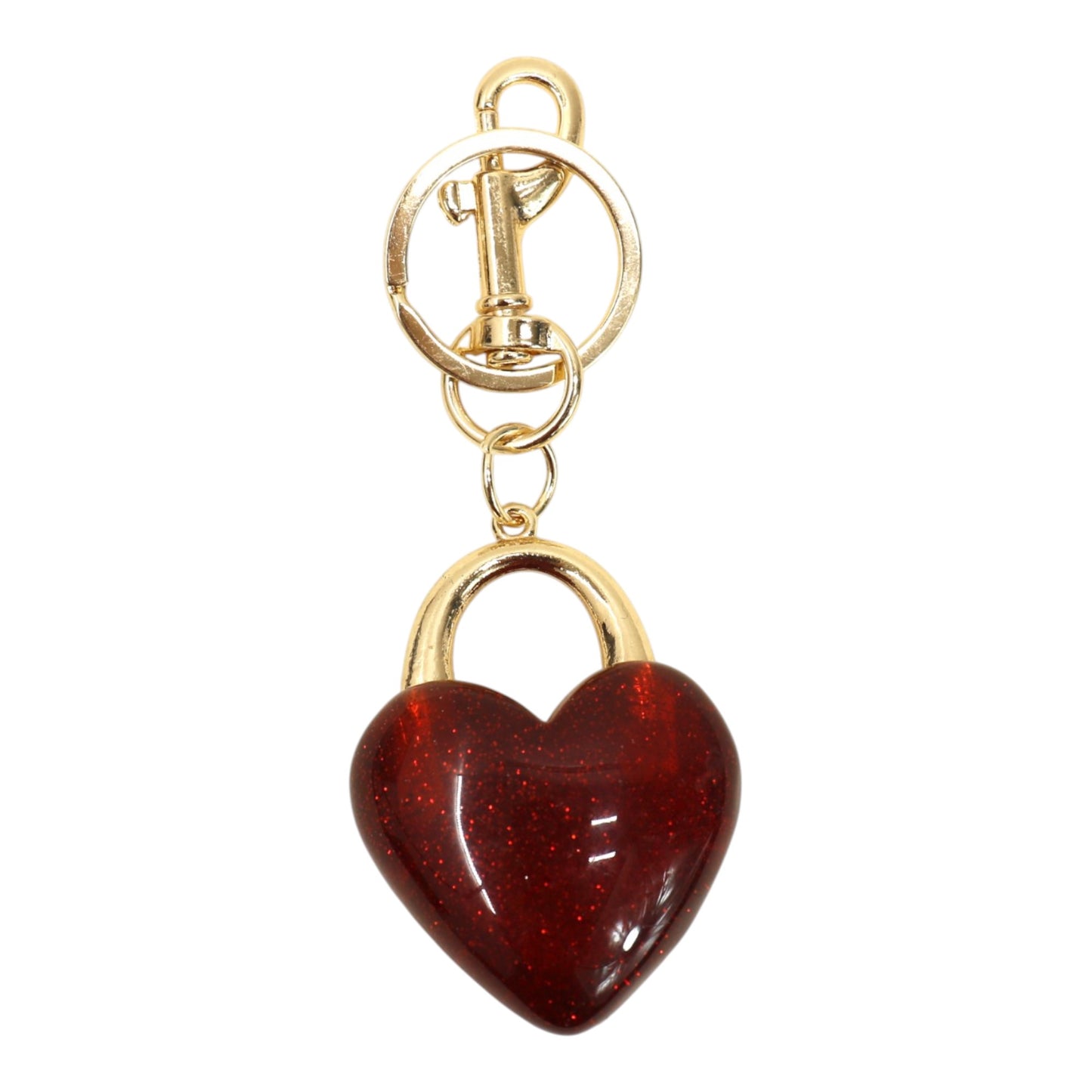 Double Sided Heart Keychain KC511-61 (12PC)