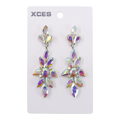 Oval Crystal Drop Bridal Earring JE7304 (3PAIR) (Copy)