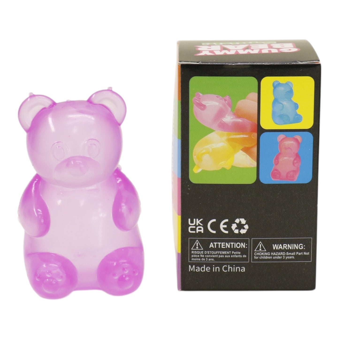 Gummy Bear Clear Colorful Squishy TY6327-18 (12PC)