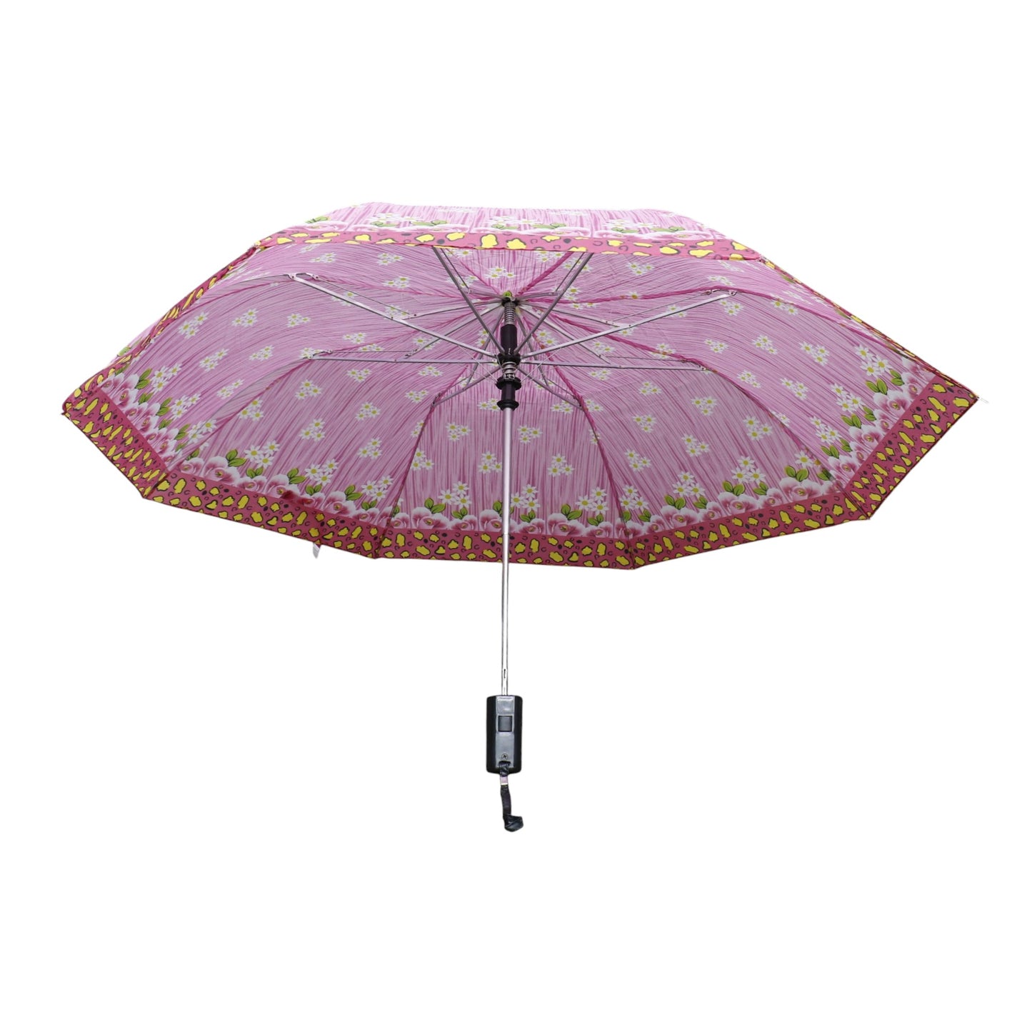 Multicolor Printed Auto 2 Fold Umbrella for Women & Men UM5116 (12pc)