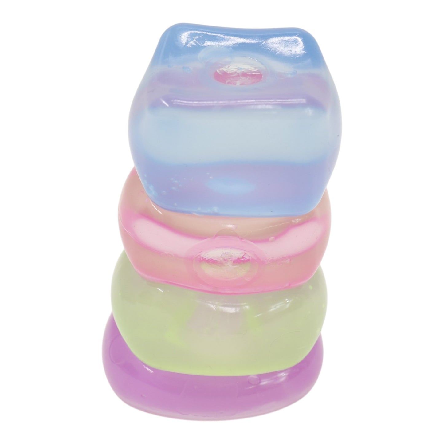 Clear Colors Cube Maltose Putty Filled Squishy TR6422-22 (12PC)
