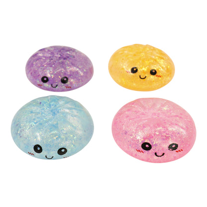 Glitter Maltose Sugar Squishy Dumpling Toy TR6517-1 (12PC)