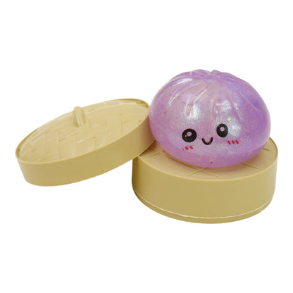Glitter Jiggly Bun Squishy Dumpling Toy SS417-7 (12PC)