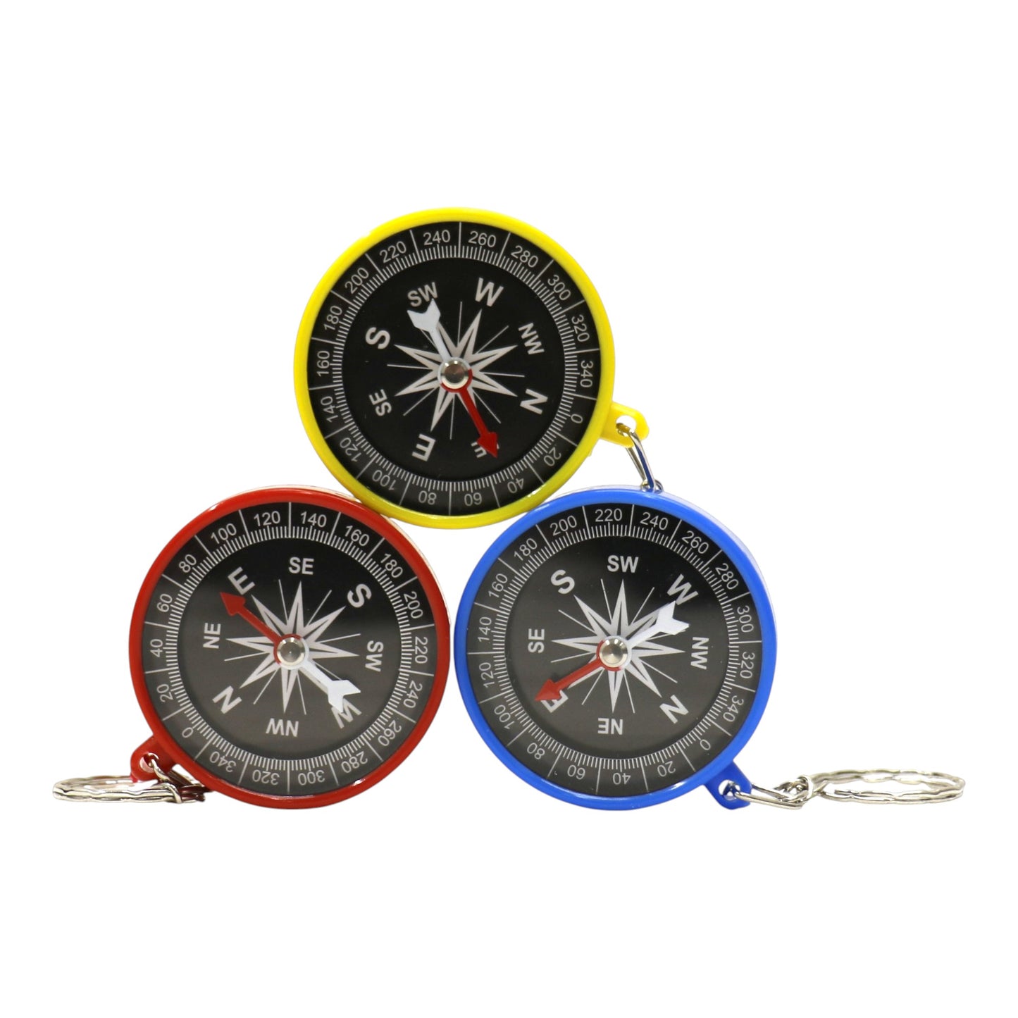 Compass Keyring Mini Compass JK5910-9 (12PC)
