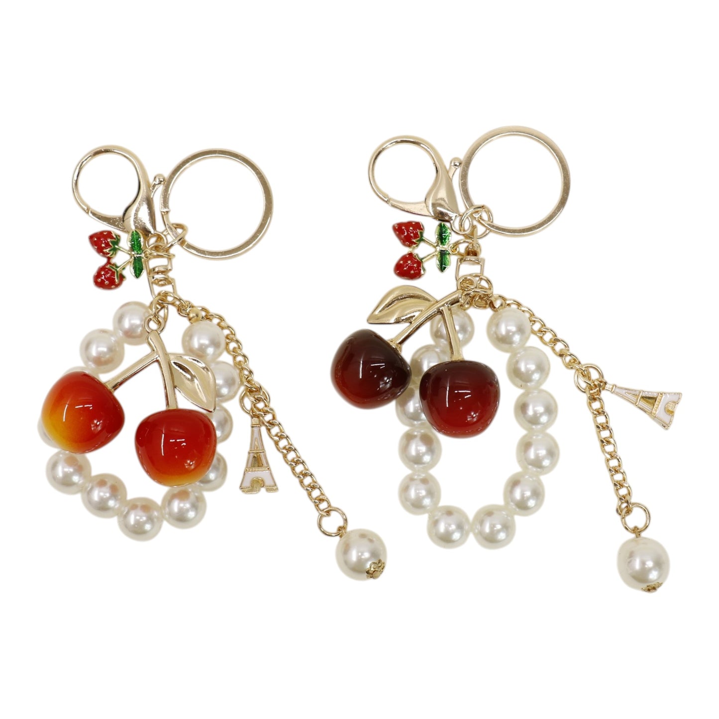 Cherry With Peal Keychain and Bag Charm JK6416-15 (12)
