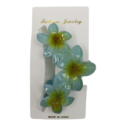 Hawaiian Flower Hair Claw Clip JH5109-6 (12PC)