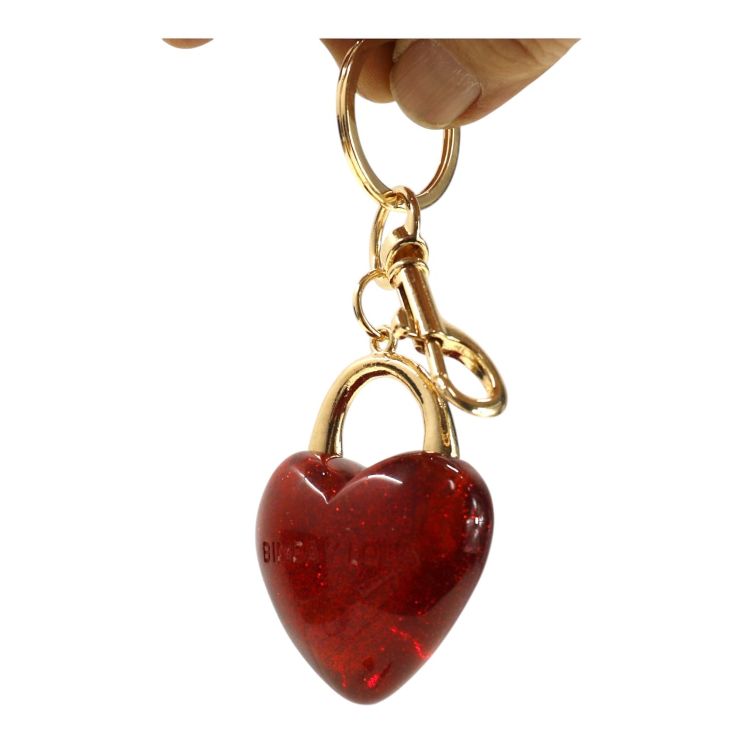 Double Sided Heart Keychain KC511-61 (12PC)