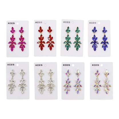 Oval Crystal Drop Bridal Earring JE7304 (3PAIR) (Copy)