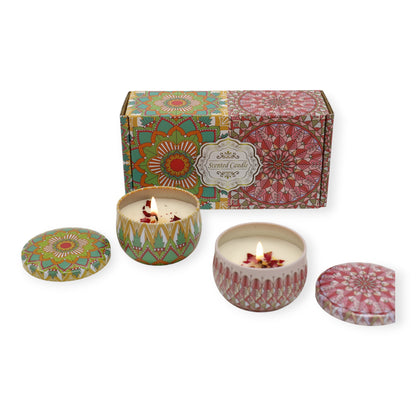 Bohemia 2pcs Fragrance Scented Candle SS51113-14 (3Pack)