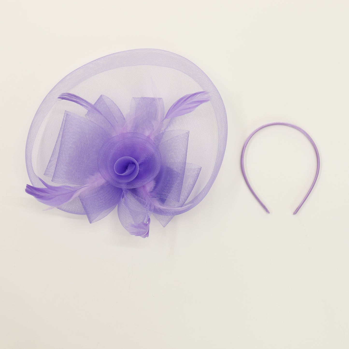 Fascinator Kentucky Derby & Tea Party Flower Feather Hat FF805 (3PC)