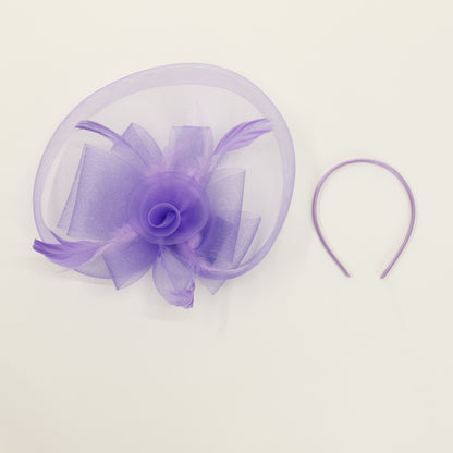 Fascinator Kentucky Derby & Tea Party Flower Feather Hat FF805 (3PC)