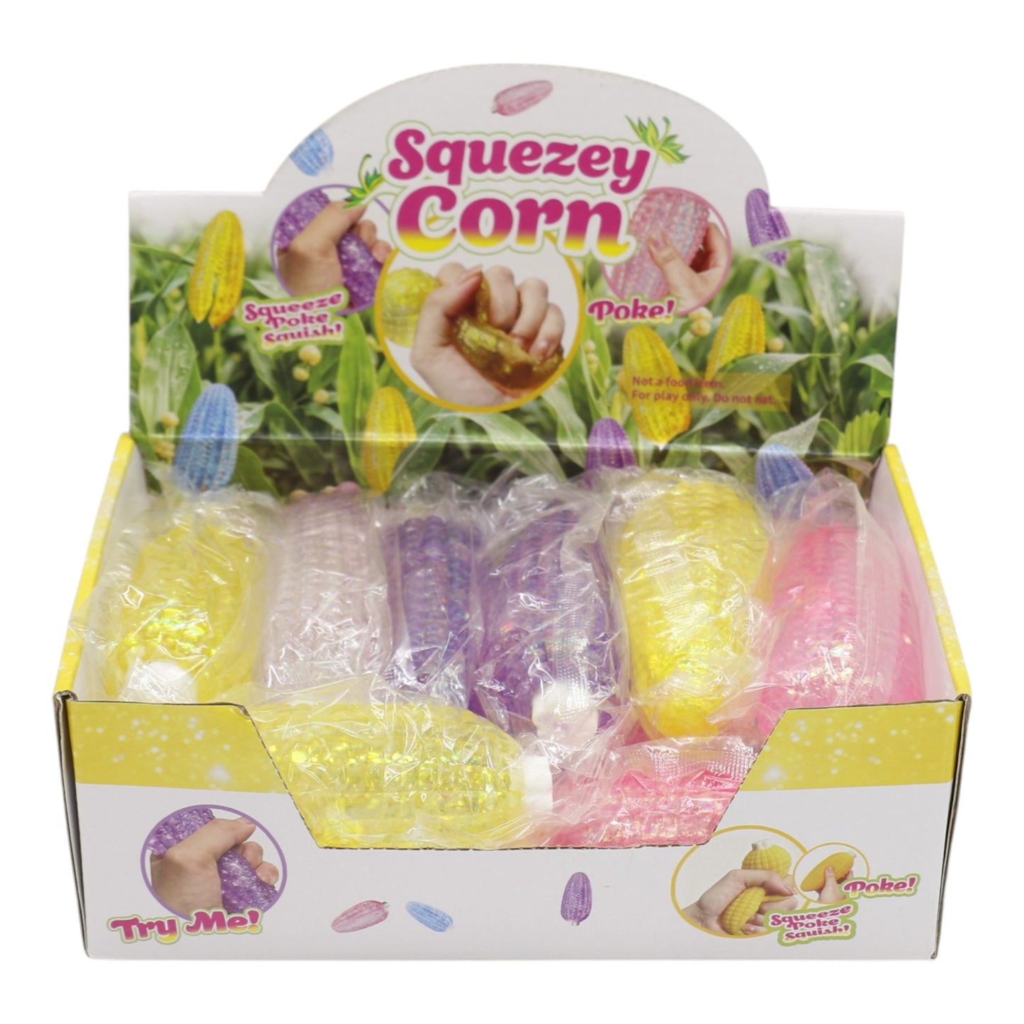 Corn Shaped Maltose Squishy Toy SS6607-8 (20PC)