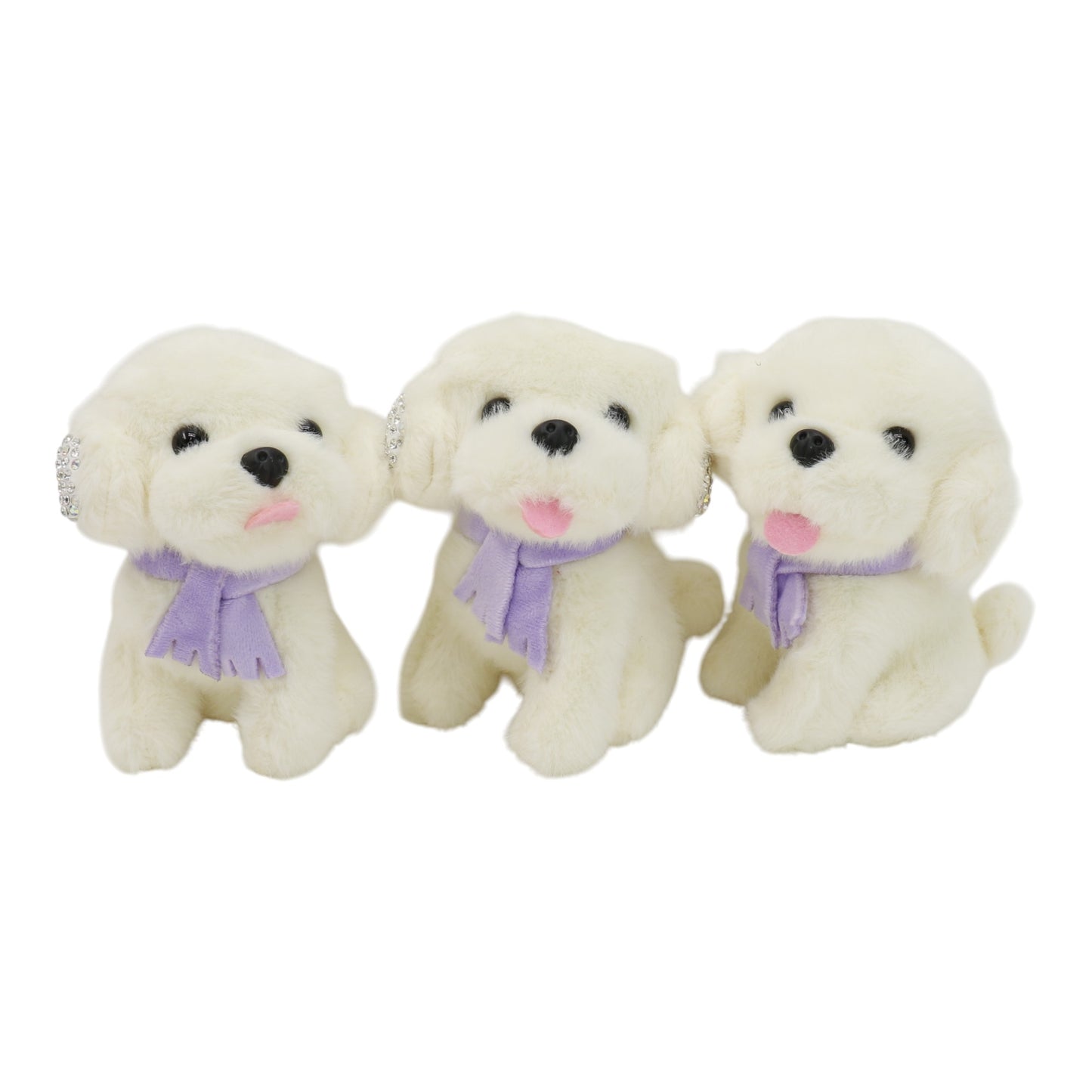 Puppy Plush Keychain JK41212-13 (12PC)