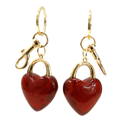 Double Sided Heart Keychain KC511-61 (12PC)