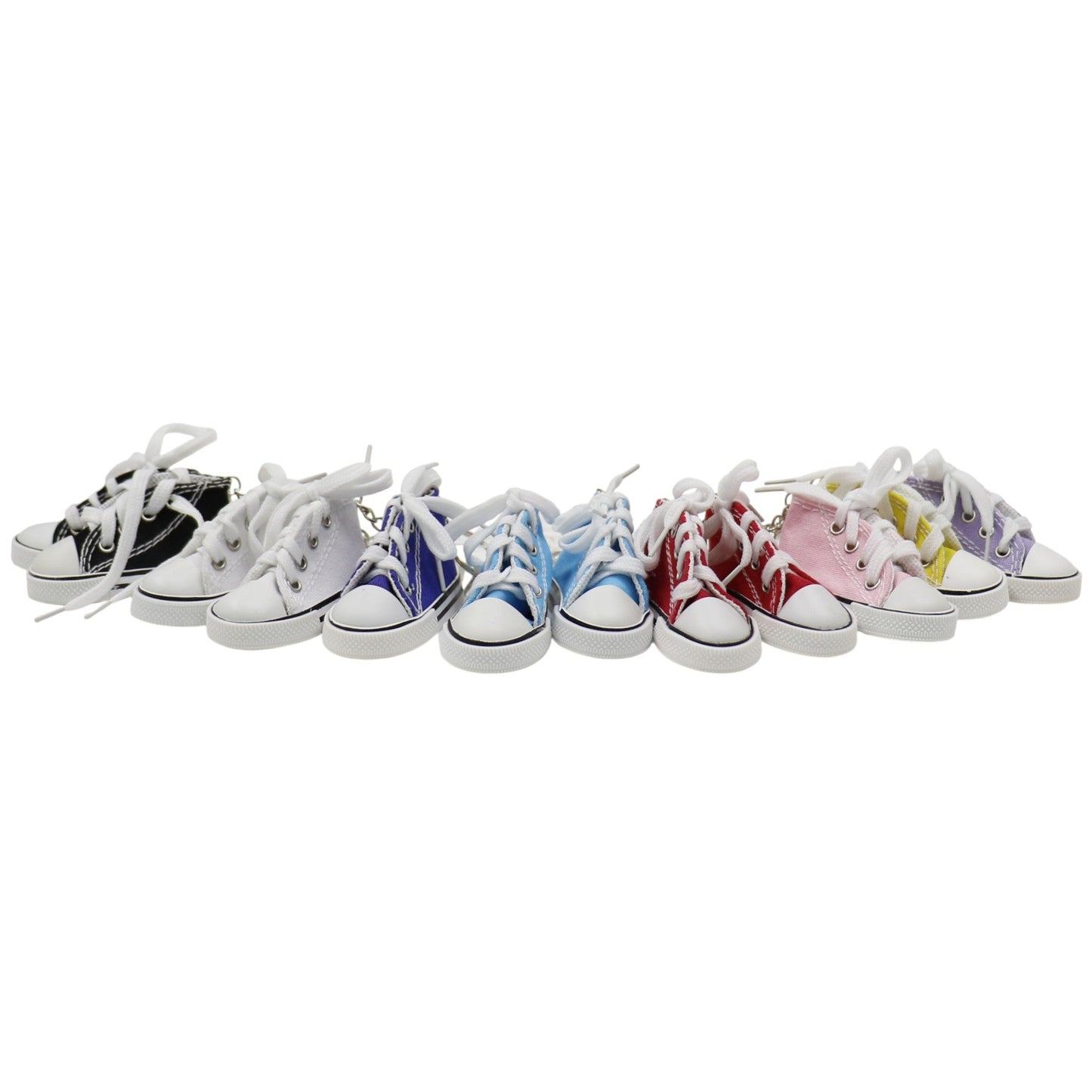 Cute Canvas Rubber Sole Sneakers Key Chain KC5909-4 (12PC)