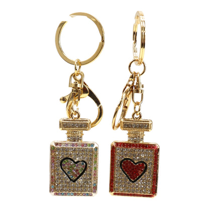 3D Perfume Bottle Heart Keychain KC511-62 (12PC)