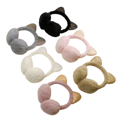 Winter Earmuffs  Cute Cat Ears Warmers Winter Headband SS6812-2 (12PC)
