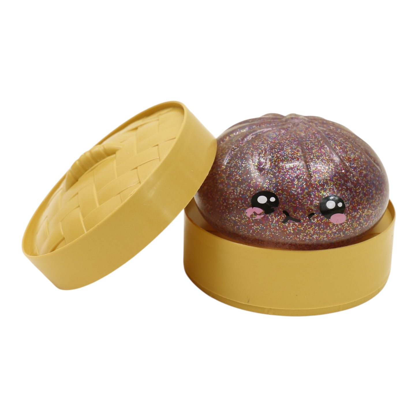 Glitter Jiggly Bun Squishy Dumpling JT6428-3 (12PC)
