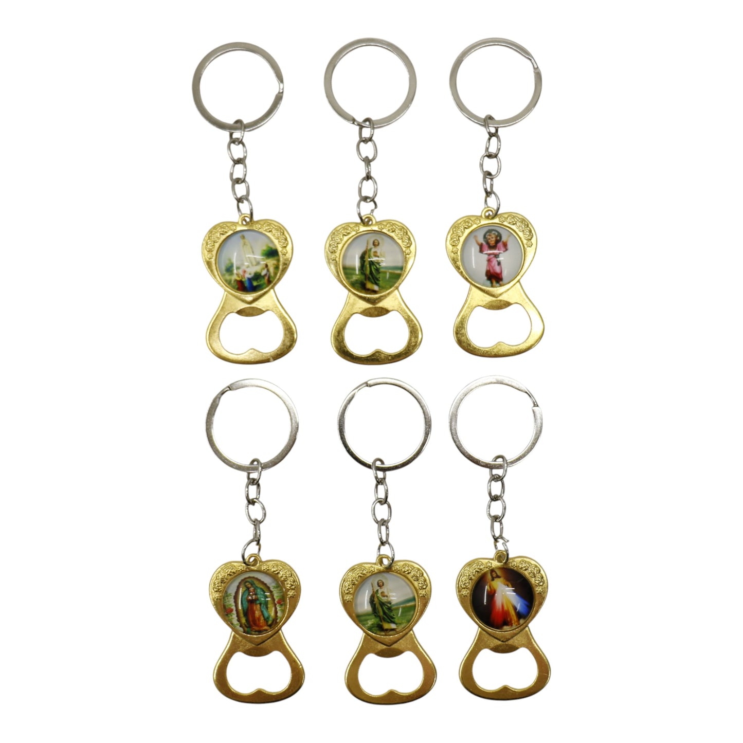 Jesus Santa Maria Religious Key Chain  JK5910-11 (12PC)