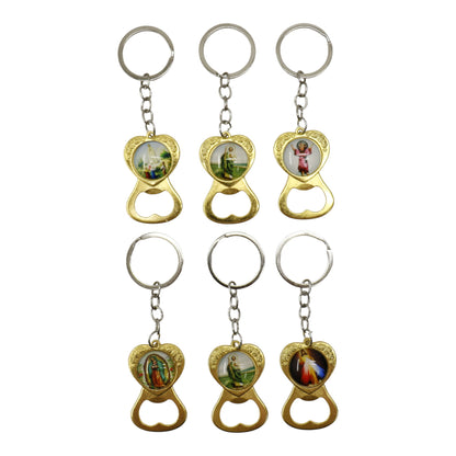 Jesus Santa Maria Religious Key Chain  JK5910-11 (12PC)