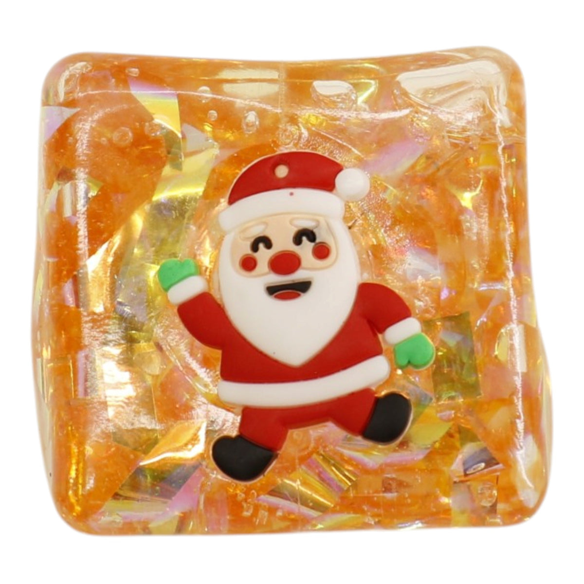 Hologram Christmas Cube Squishy Toy JT6820-18 (12PC)