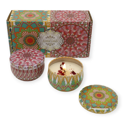 Bohemia 2pcs Fragrance Scented Candle SS51113-14 (3Pack)