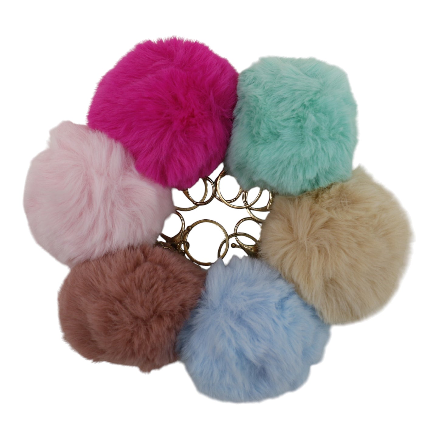 Pom Pom Key Chain KC616. (12PC)